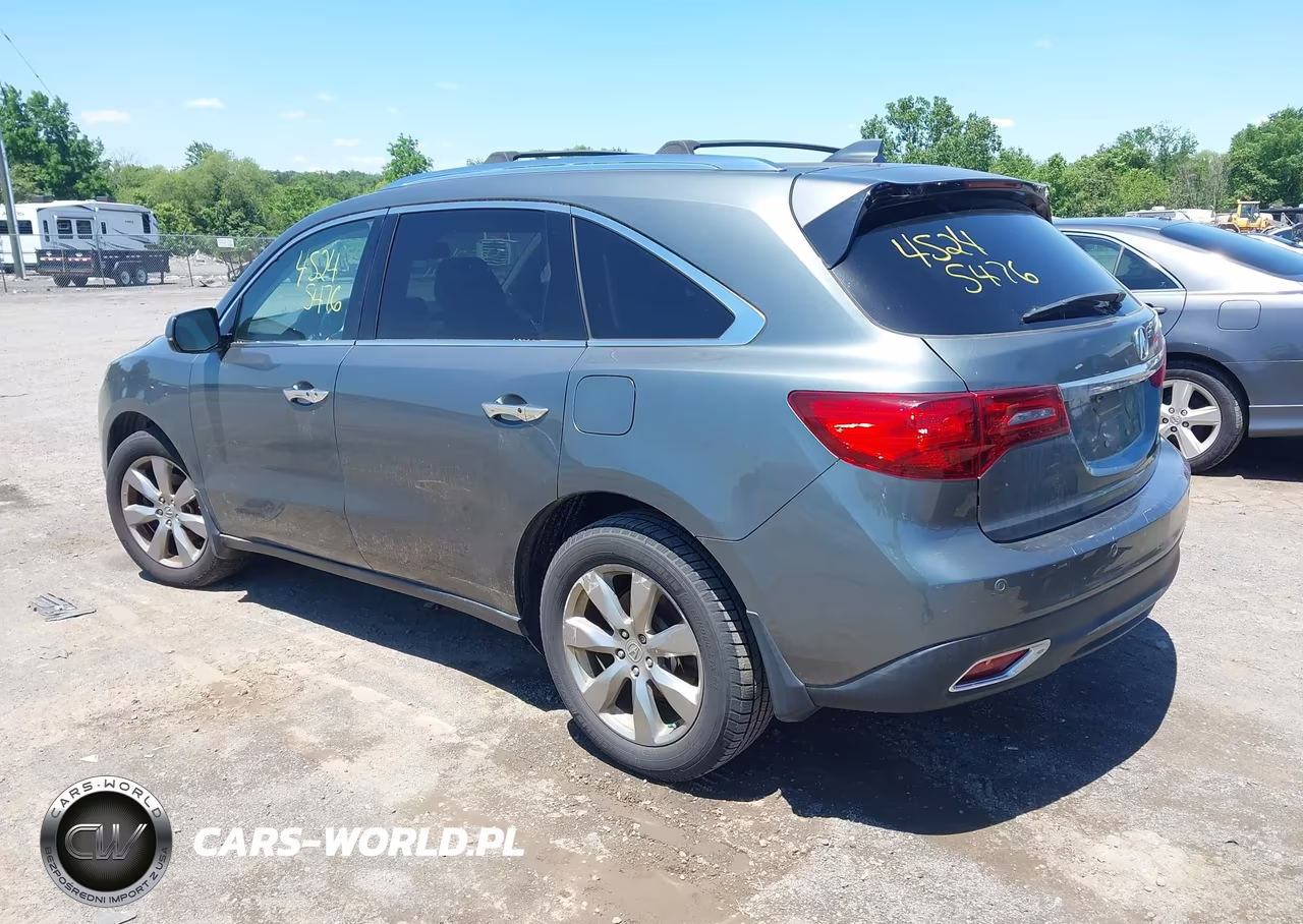 2014 Acura Mdx Advance Pkg W-Entertainment Pkg VIN:5FRYD3H8XEB013395 - 3