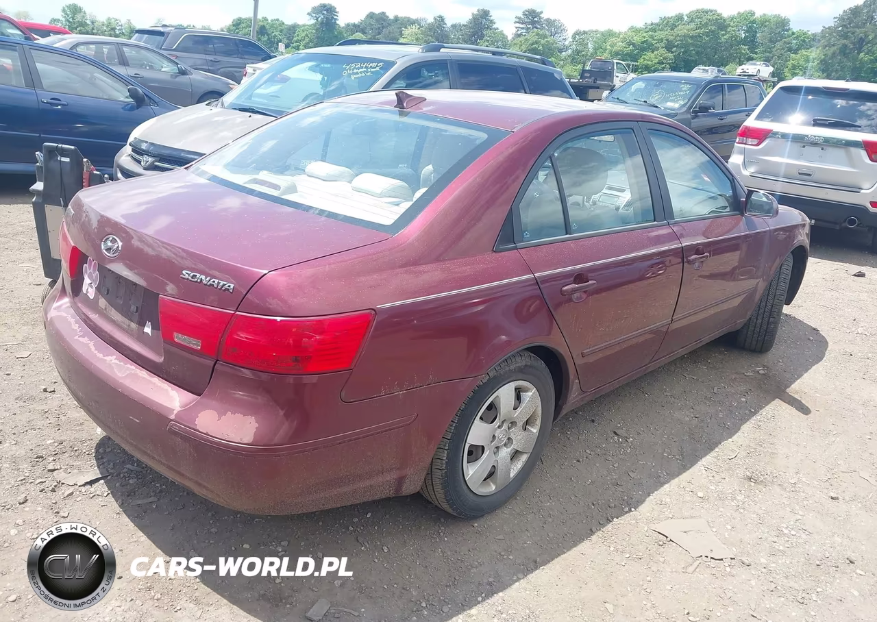 2009 Hyundai Sonata Gls VIN:5NPET46C89H482528 - 4