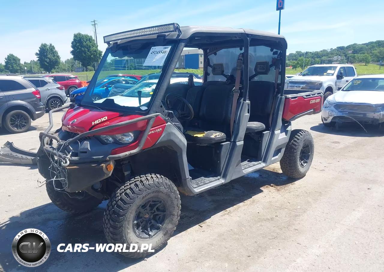 2017 Can-Am Defender Max Xt Hd10 VIN:3JBUCAP47HK001810 - 2