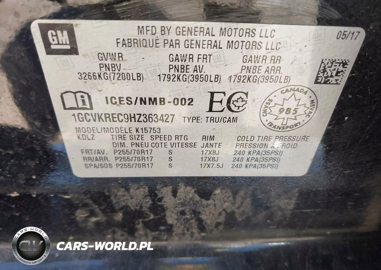 2017 Chevrolet Silverado 1500 1Lt VIN:1GCVKREC9HZ363427 - 9