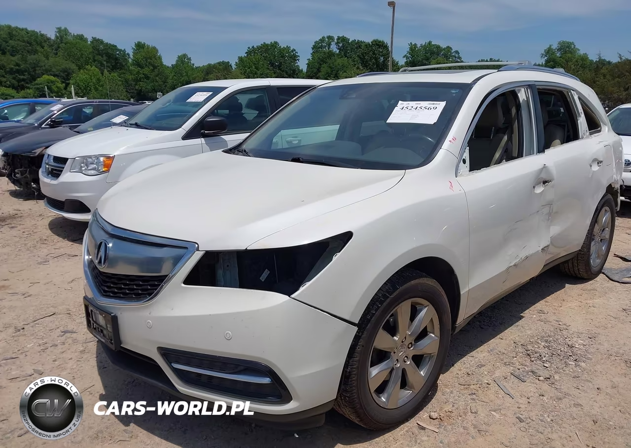 2016 Acura Mdx Advance Entertainment Packages-Advance Package VIN:5FRYD4H95GB034107 - 2