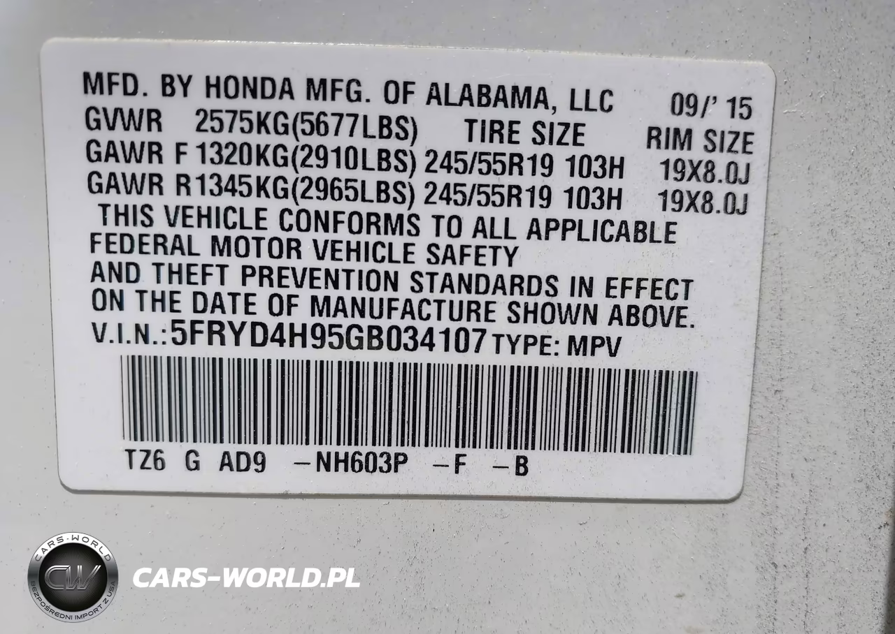 2016 Acura Mdx Advance Entertainment Packages-Advance Package VIN:5FRYD4H95GB034107 - 9