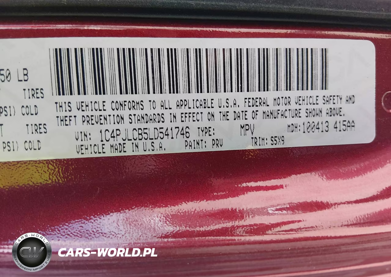 2020 Jeep Cherokee Latitude Fwd VIN:1C4PJLCB5LD541746 - 9