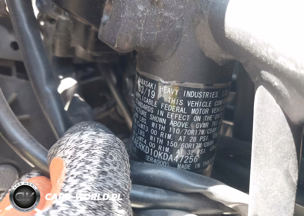 2019 Kawasaki Er400 D VIN:JKAERKD10KDA47256 - 10