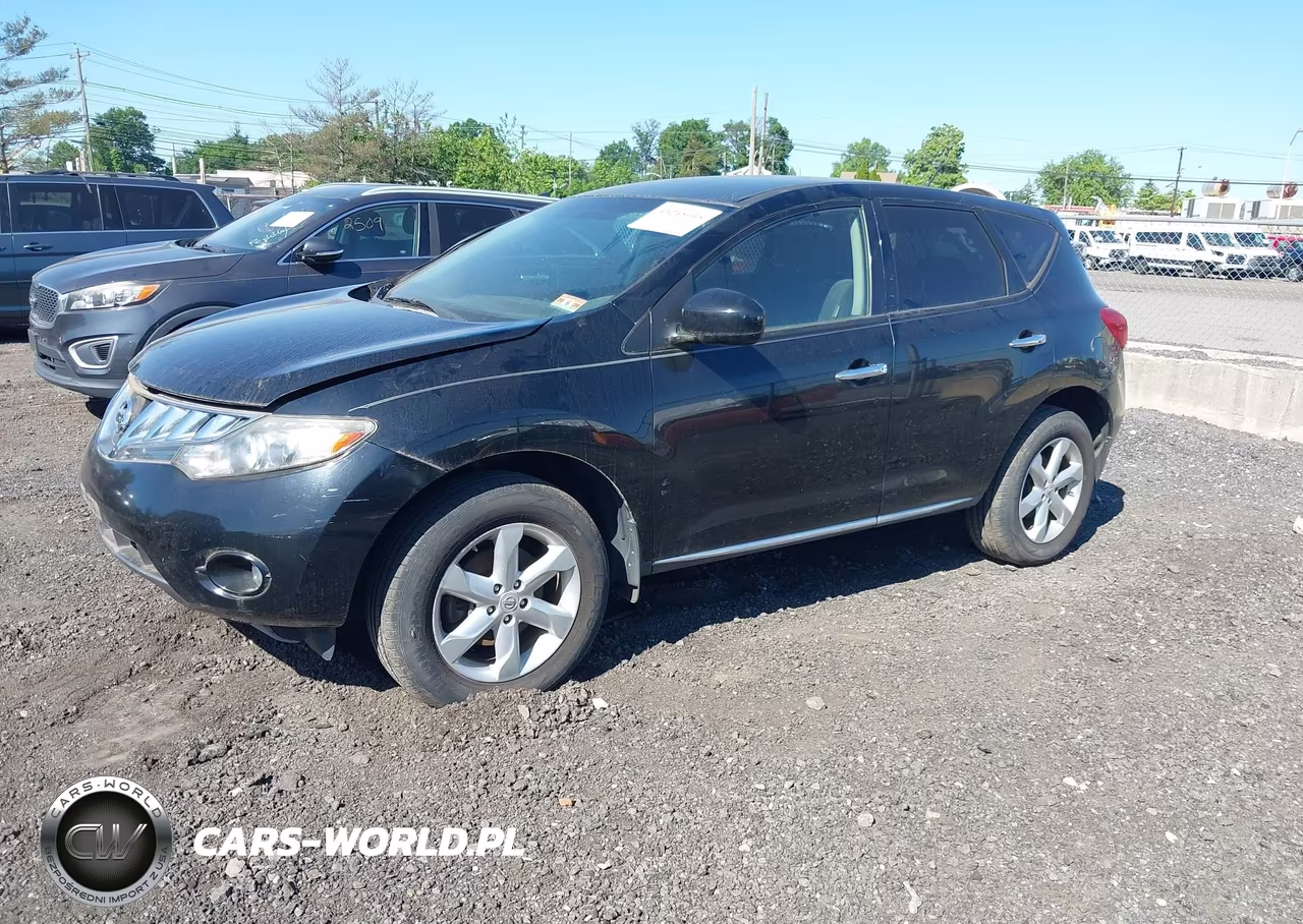 2009 Nissan Murano Sl VIN:JN8AZ18W59W116642 - 2