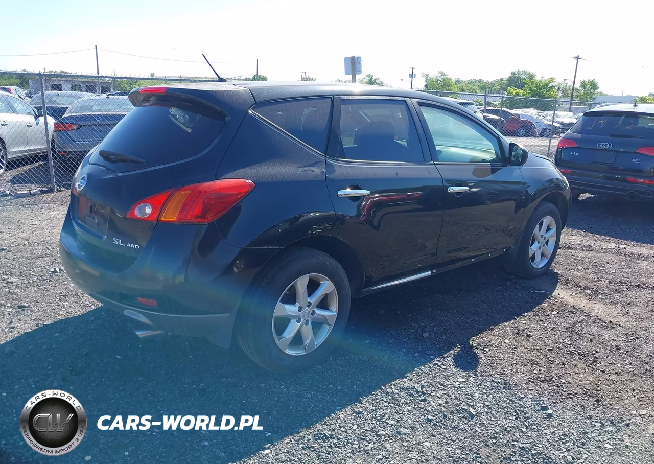 2009 Nissan Murano Sl VIN:JN8AZ18W59W116642 - 4