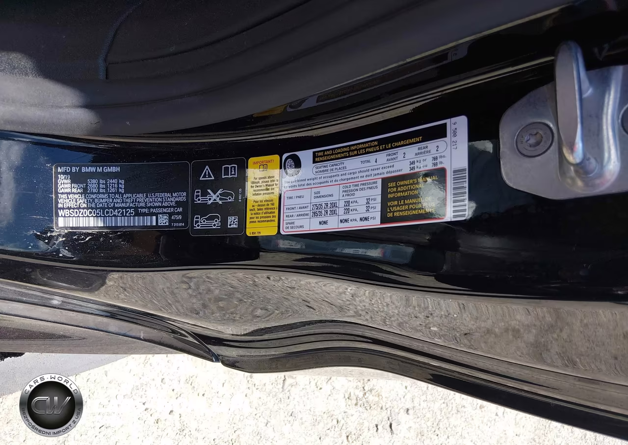 2020 BMW M8 VIN:WBSDZ0C05LCD42125 - 9