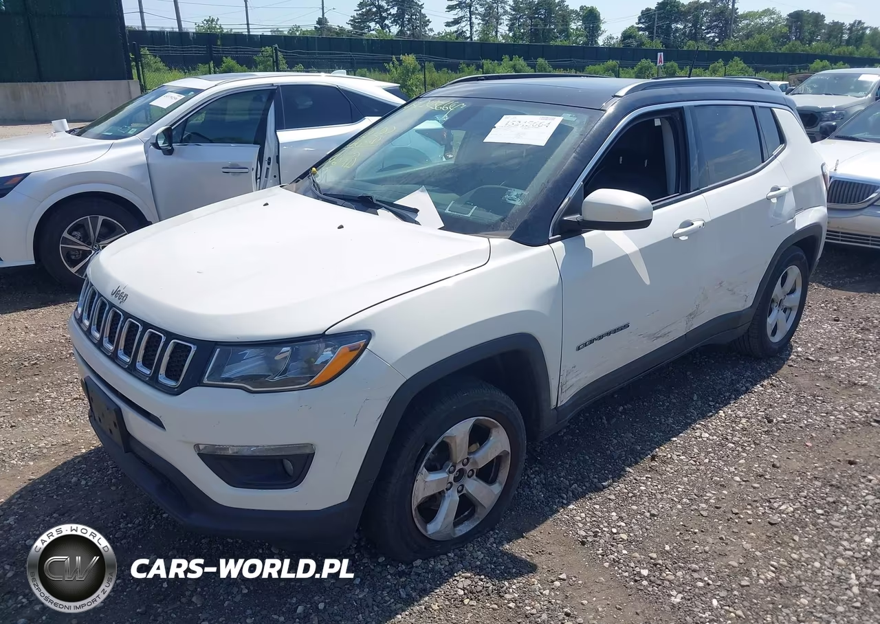 2019 Jeep Compass Latitude 4X4 VIN:3C4NJDBB9KT653456 - 2