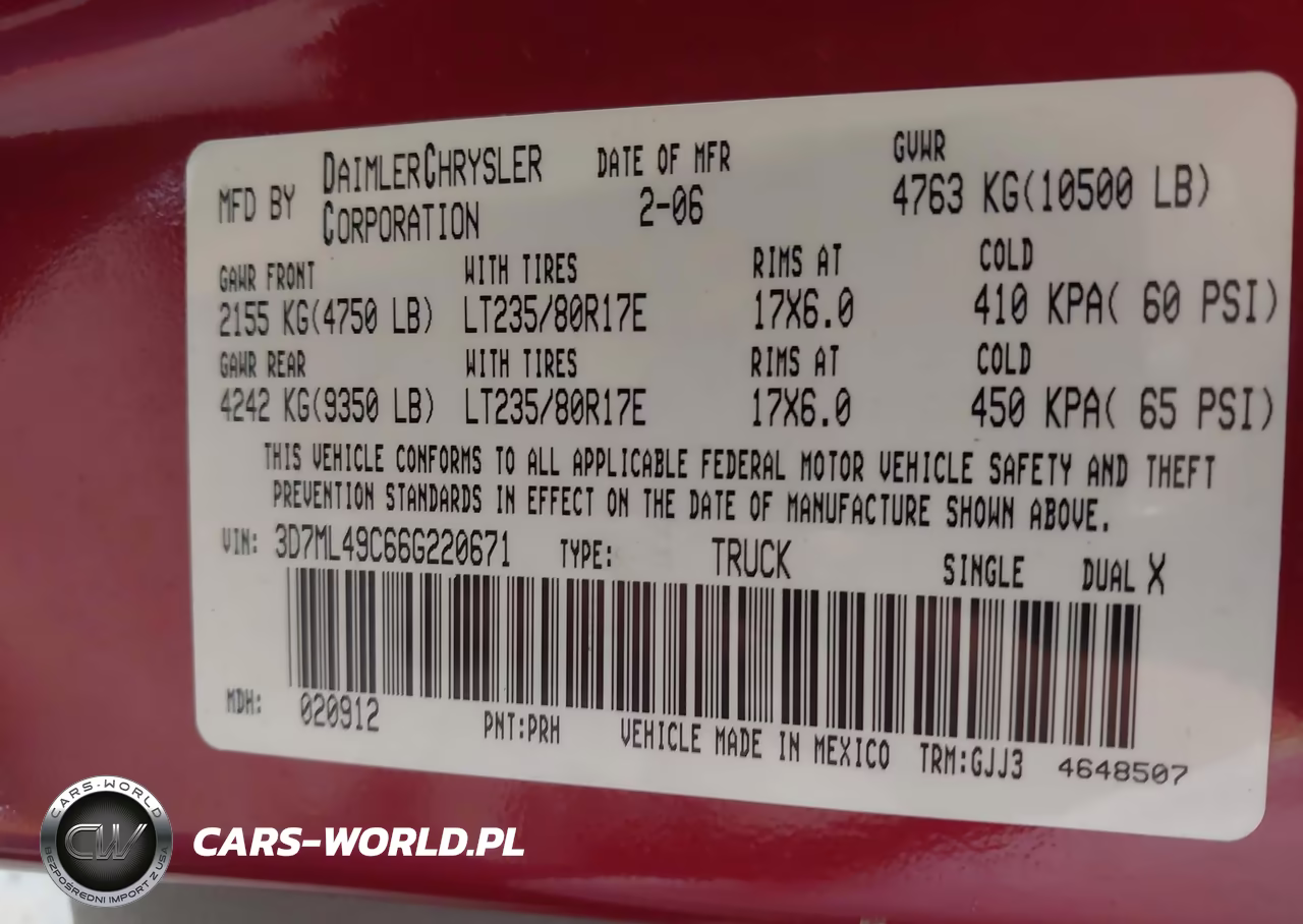 2006 Dodge Ram 3500 Laramie VIN:3D7ML49C66G220671 - 9
