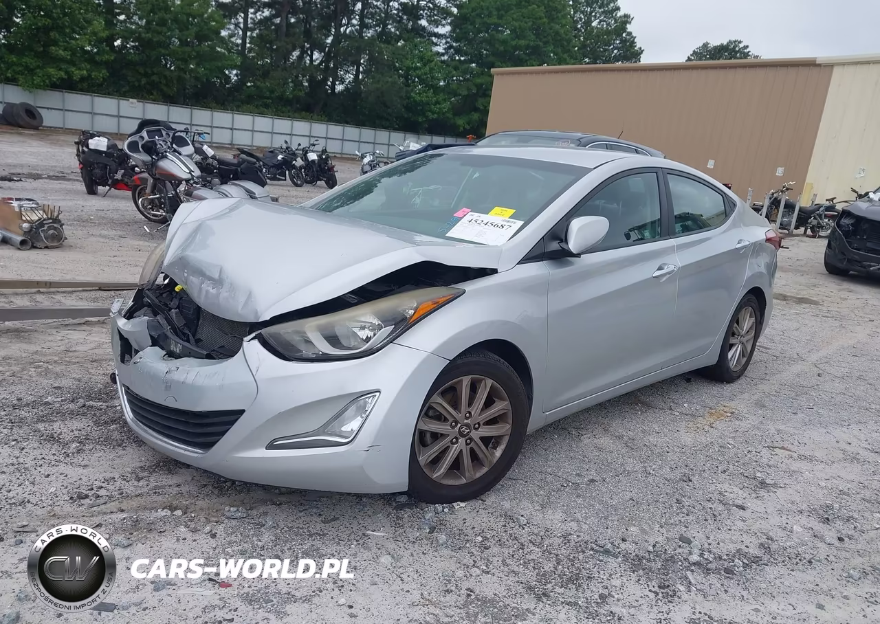 2014 Hyundai Elantra Se VIN:KMHDH4AE3EU210471 - 2