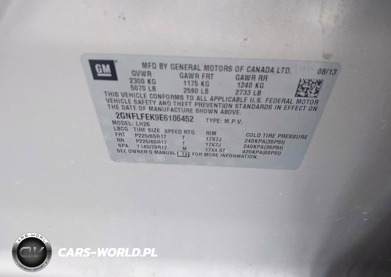 2014 Chevrolet Equinox 1Lt VIN:2GNFLFEK9E6106452 - 9