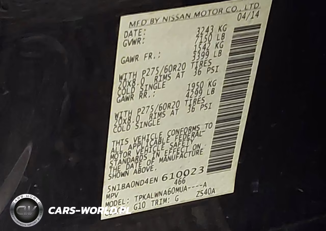 2014 Nissan Armada Platinum VIN:5N1BA0ND4EN610023 - 9