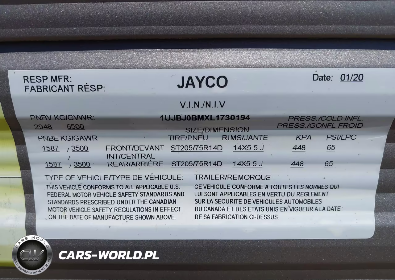 2020 Jayco Jayflight Slx VIN:1UJBJ0BMXL1730194 - 9