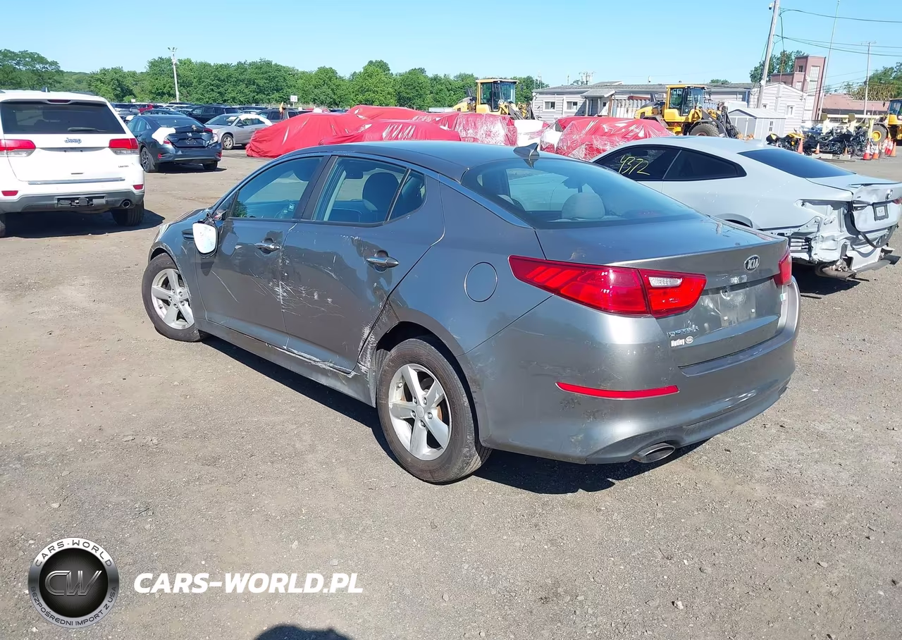 2015 Kia Optima Lx VIN:5XXGM4A78FG506012 - 3