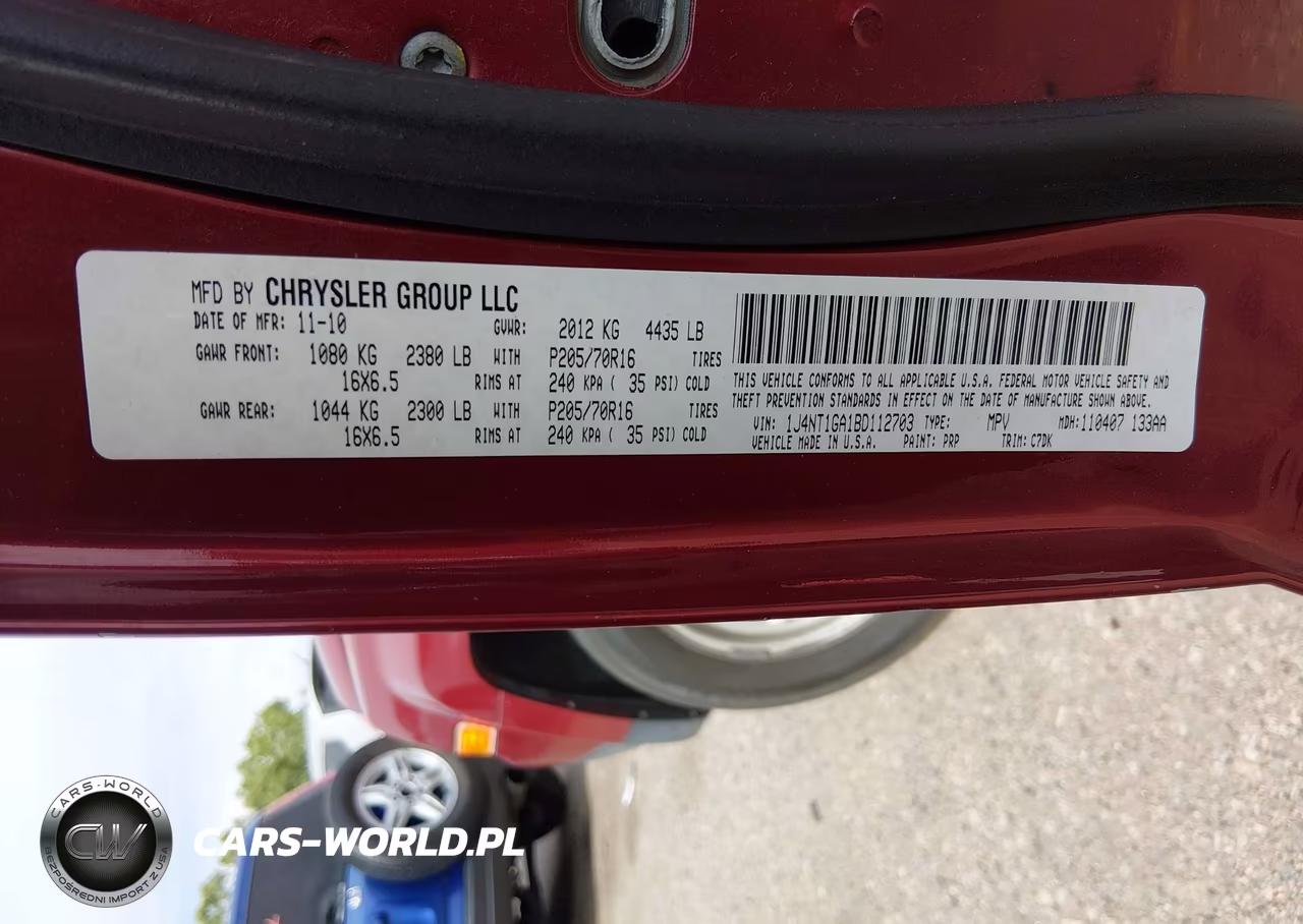 2011 Jeep Patriot Sport VIN:1J4NT1GA1BD112703 - 9