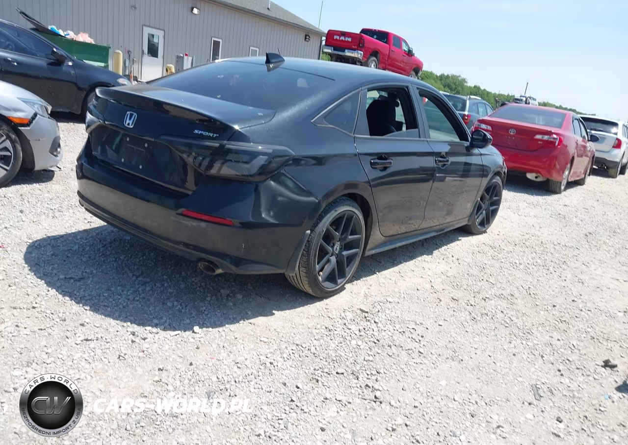 2022 Honda Civic Sport VIN:2HGFE2F55NH593367 - 4