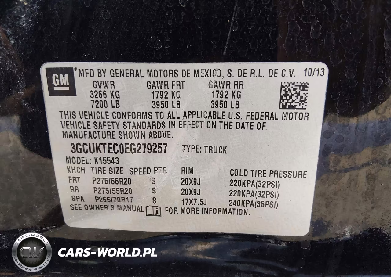 2014 Chevrolet Silverado 1500 High Country VIN:3GCUKTEC0EG279257 - 9