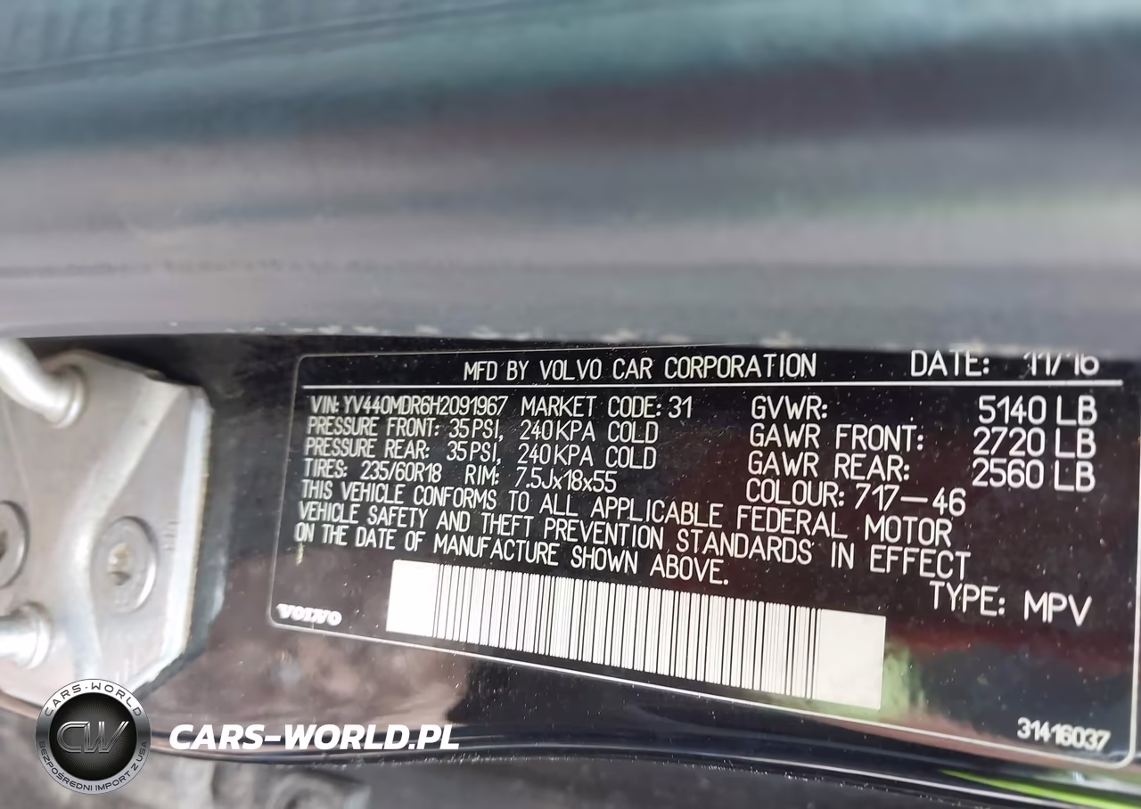 2017 Volvo Xc60 T5 Dynamic VIN:YV440MDR6H2091967 - 9