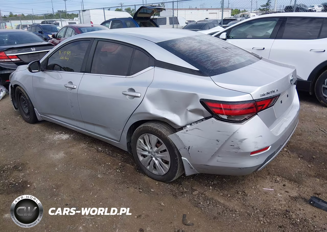 2020 Nissan Sentra S Xtronic Cvt VIN:3N1AB8BV8LY215371 - 3