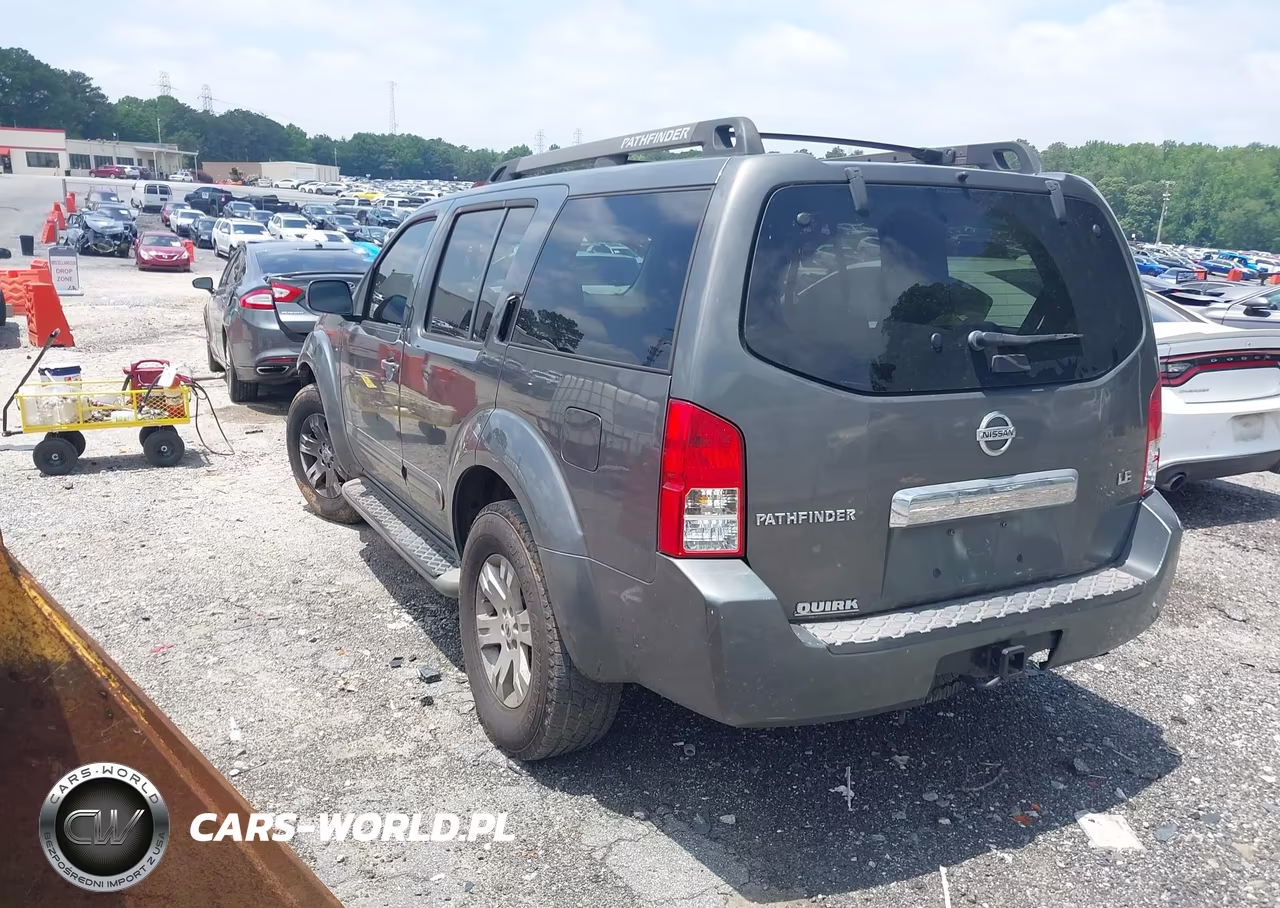 2007 Nissan Pathfinder Le VIN:5N1AR18W77C640249 - 3
