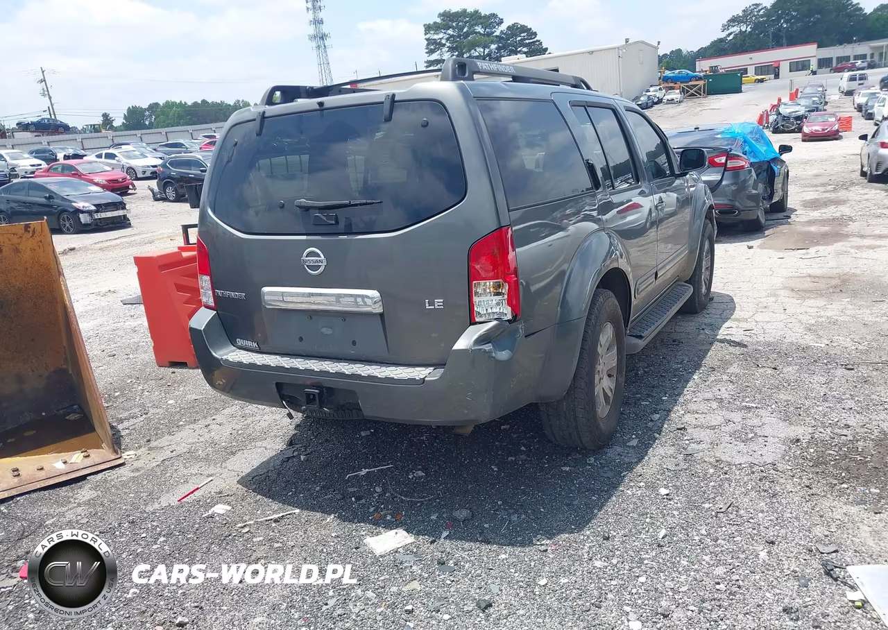 2007 Nissan Pathfinder Le VIN:5N1AR18W77C640249 - 4