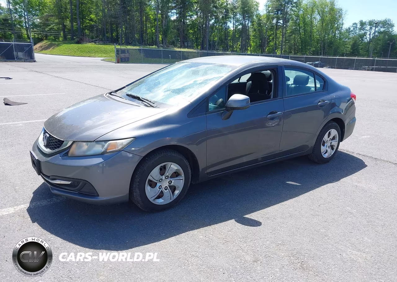 2013 Honda Civic Lx VIN:2HGFB2F50DH593865 - 2