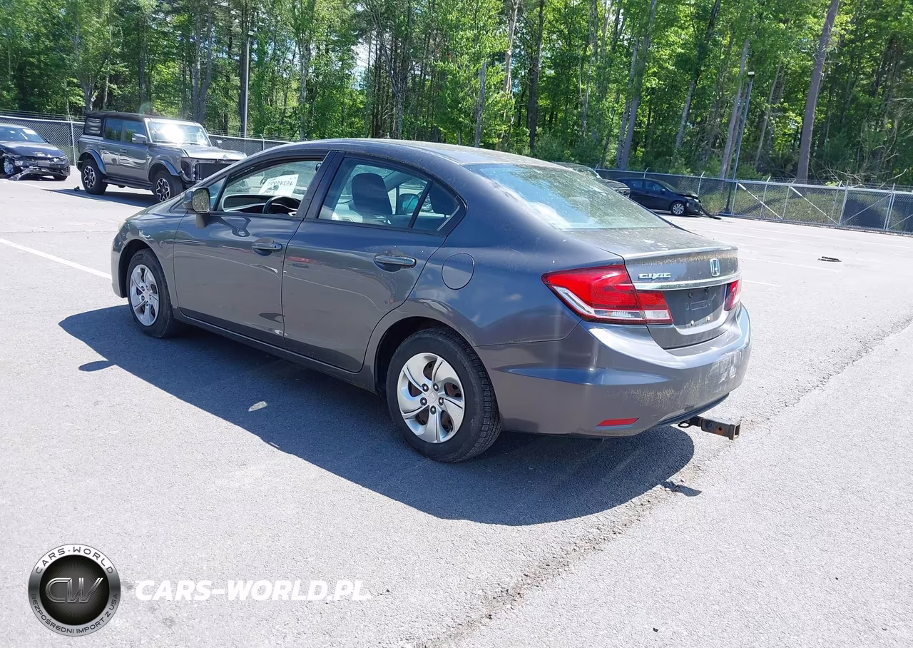 2013 Honda Civic Lx VIN:2HGFB2F50DH593865 - 3