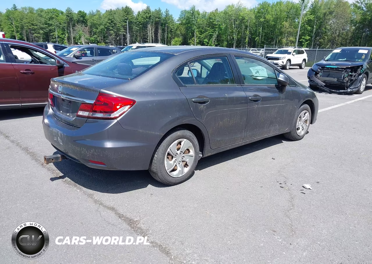 2013 Honda Civic Lx VIN:2HGFB2F50DH593865 - 4