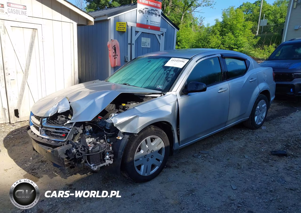 2012 Dodge Avenger Se VIN:1C3CDZAB5CN216959 - 2