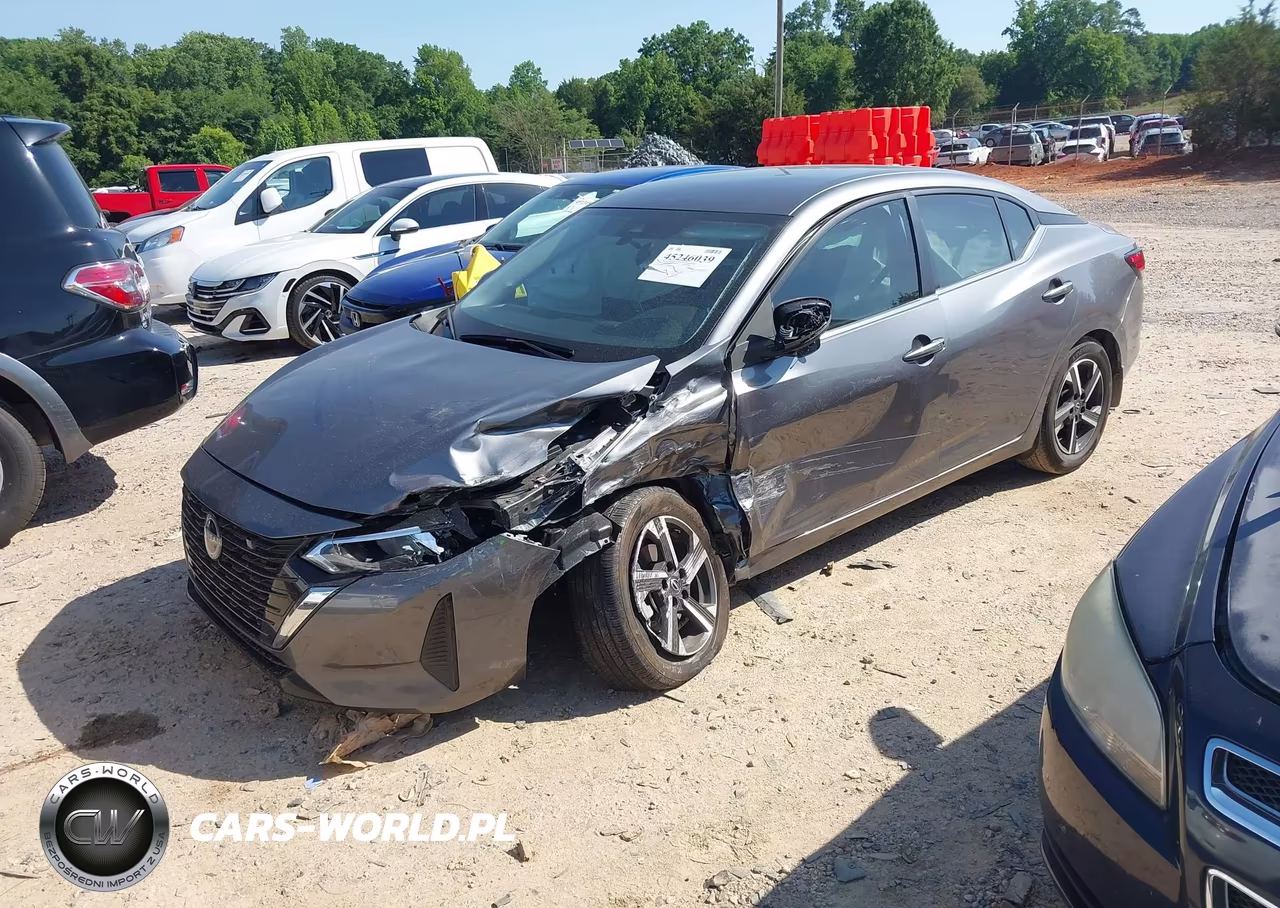 2025 Nissan Sentra Sv VIN:3N1AB8CVXSY216101 - 2
