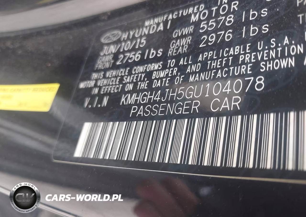 2016 Hyundai Equus Signature VIN:KMHGH4JH5GU104078 - 9