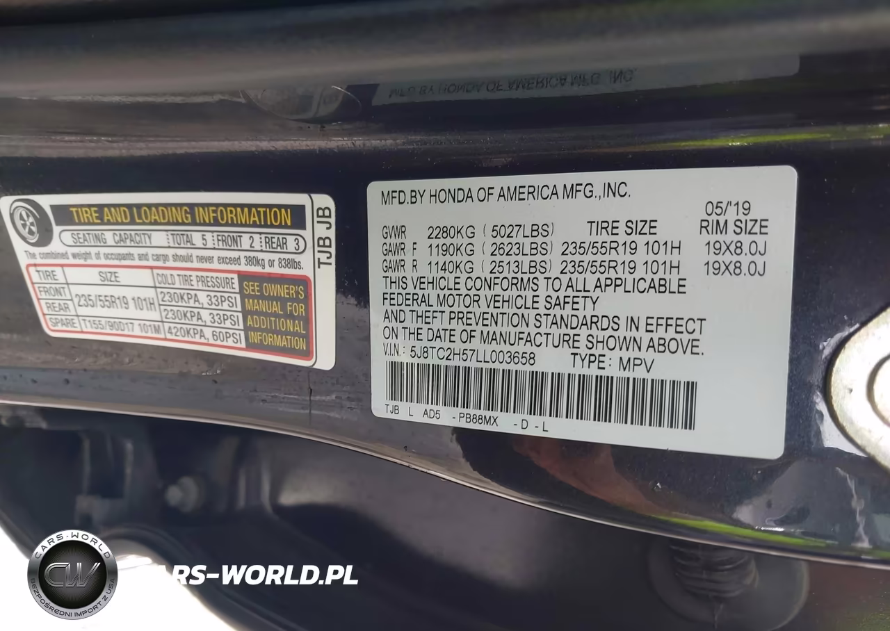 2020 Acura Rdx Technology Package VIN:5J8TC2H57LL003658 - 9