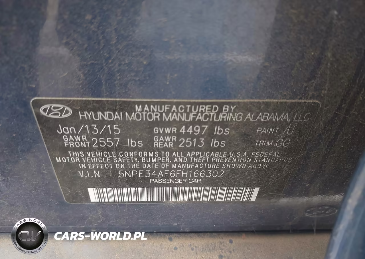 2015 Hyundai Sonata Limited VIN:5NPE34AF6FH166302 - 9