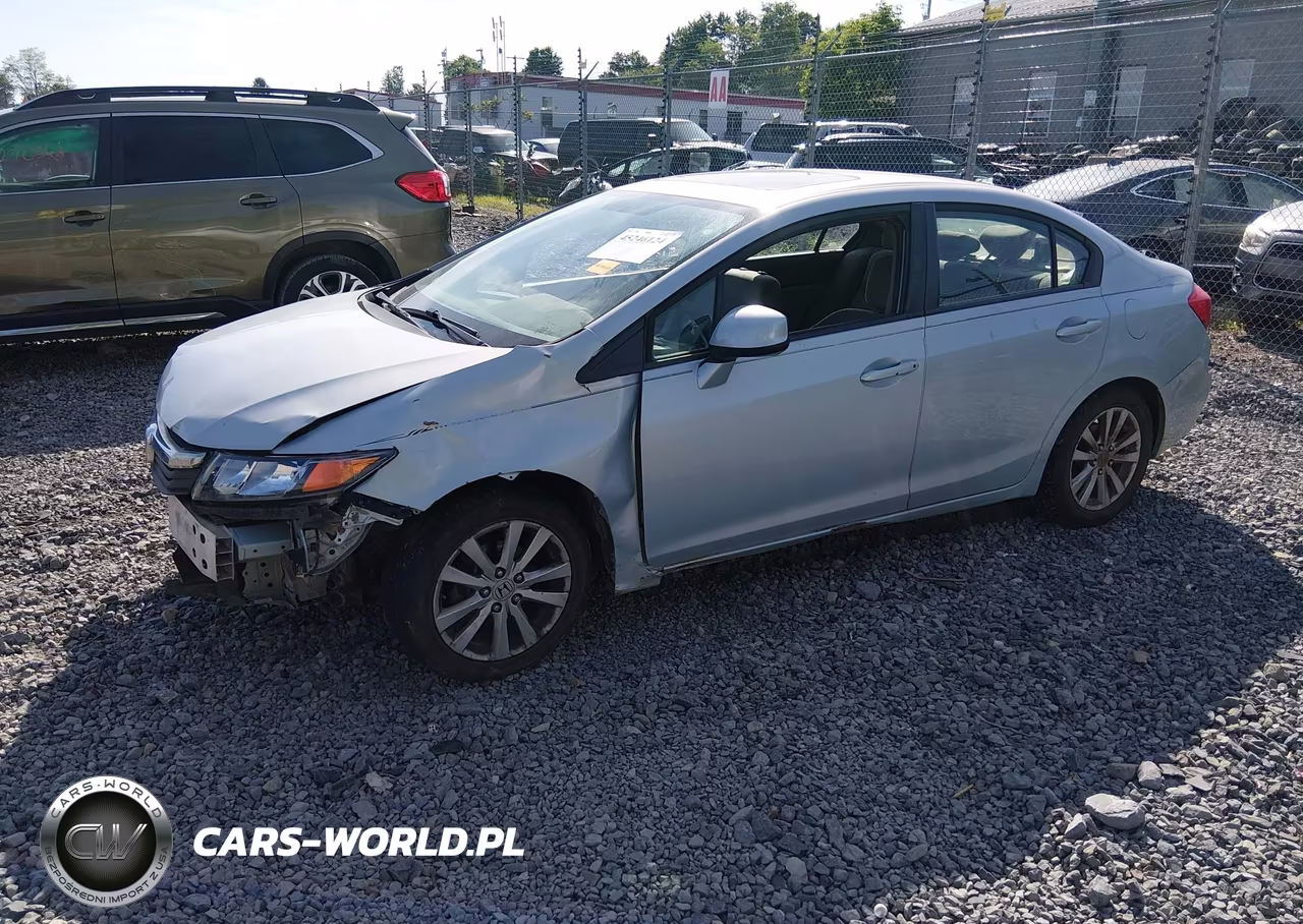 2012 Honda Civic Ex VIN:2HGFB2F86CH520654 - 2