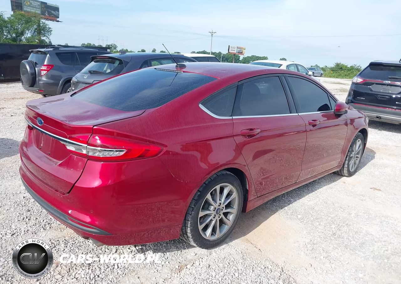 2017 Ford Fusion Se VIN:3FA6P0HD4HR391569 - 4