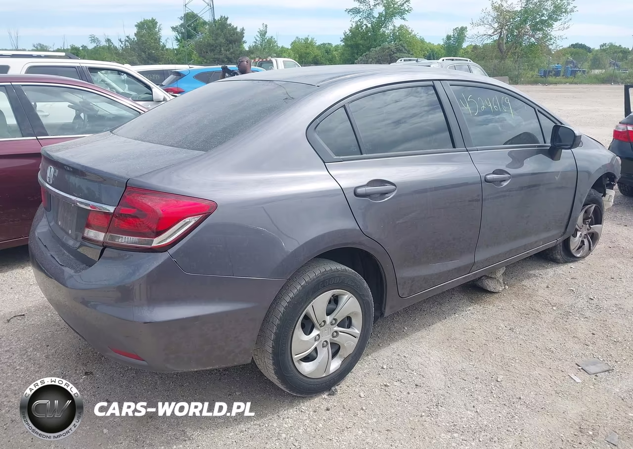 2015 Honda Civic Lx VIN:19XFB2F50FE084839 - 4