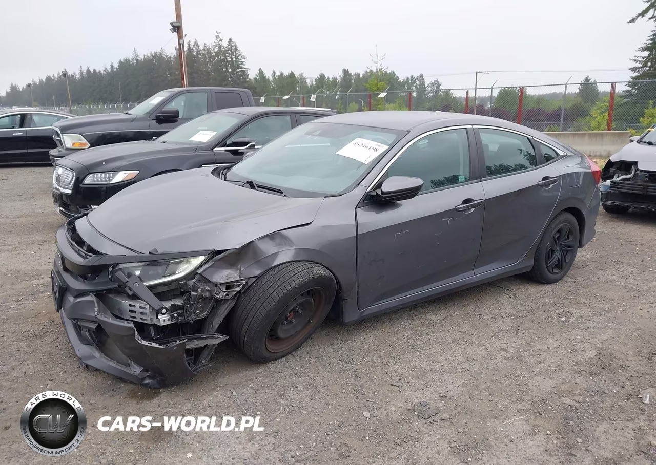 2019 Honda Civic Lx VIN:19XFC2F68KE208033 - 2