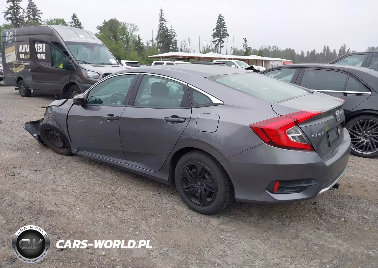 2019 Honda Civic Lx VIN:19XFC2F68KE208033 - 3