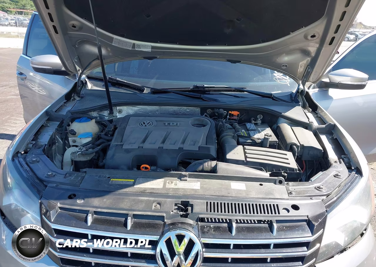 2014 Volkswagen Passat 2.0L Tdi Se VIN:1VWBN7A37EC051087 - 10