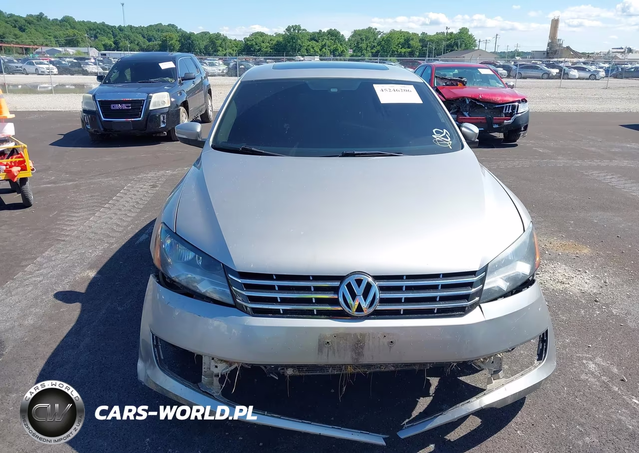 2014 Volkswagen Passat 2.0L Tdi Se VIN:1VWBN7A37EC051087 - 12
