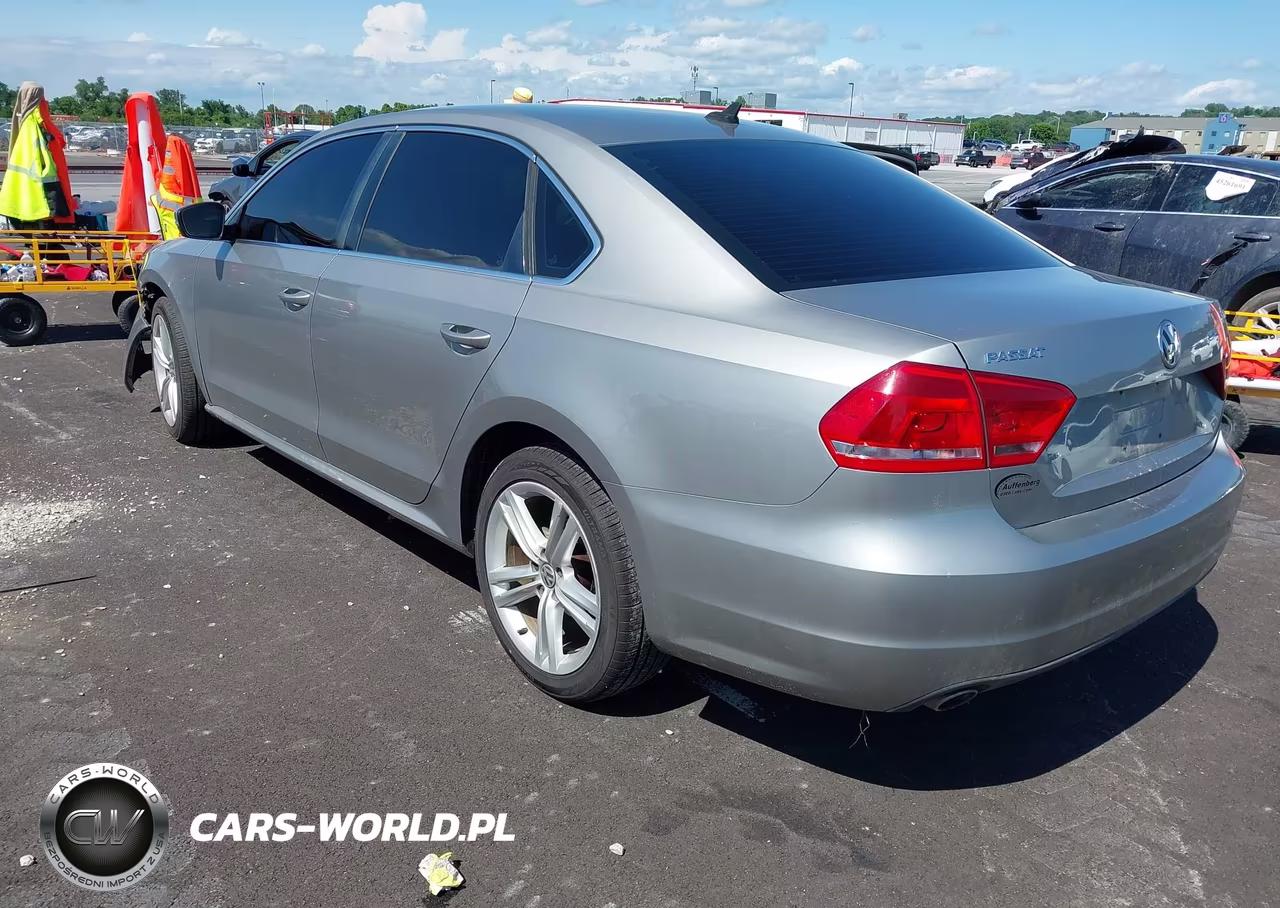 2014 Volkswagen Passat 2.0L Tdi Se VIN:1VWBN7A37EC051087 - 3