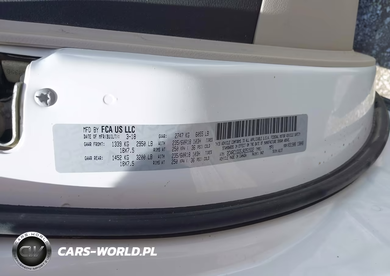 2018 Chrysler Pacifica Limited VIN:2C4RC1GG5JR251532 - 9