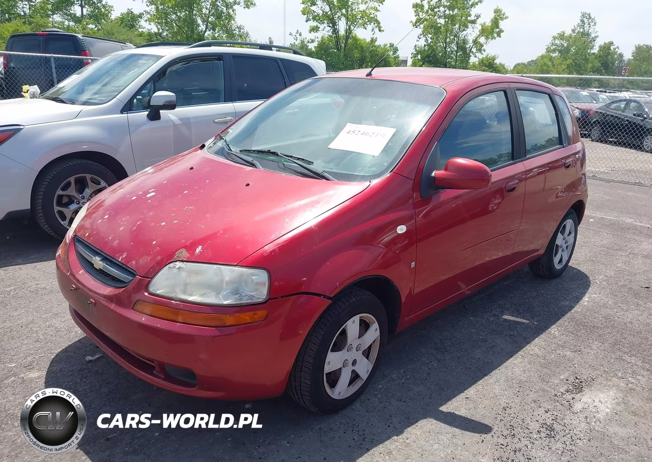 2008 Chevrolet Aveo 5 Ls VIN:KL1TD66698B003812 - 2