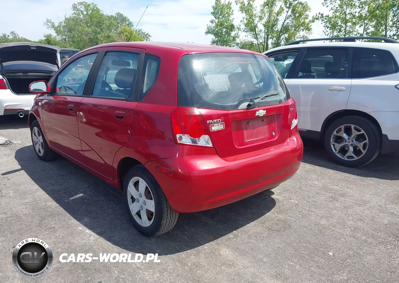 2008 Chevrolet Aveo 5 Ls VIN:KL1TD66698B003812 - 3