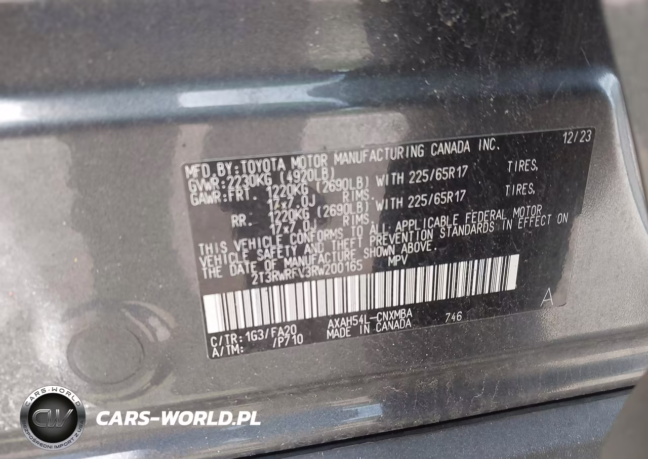 2024 Toyota Rav4 Hybrid Xle VIN:2T3RWRFV3RW200165 - 9
