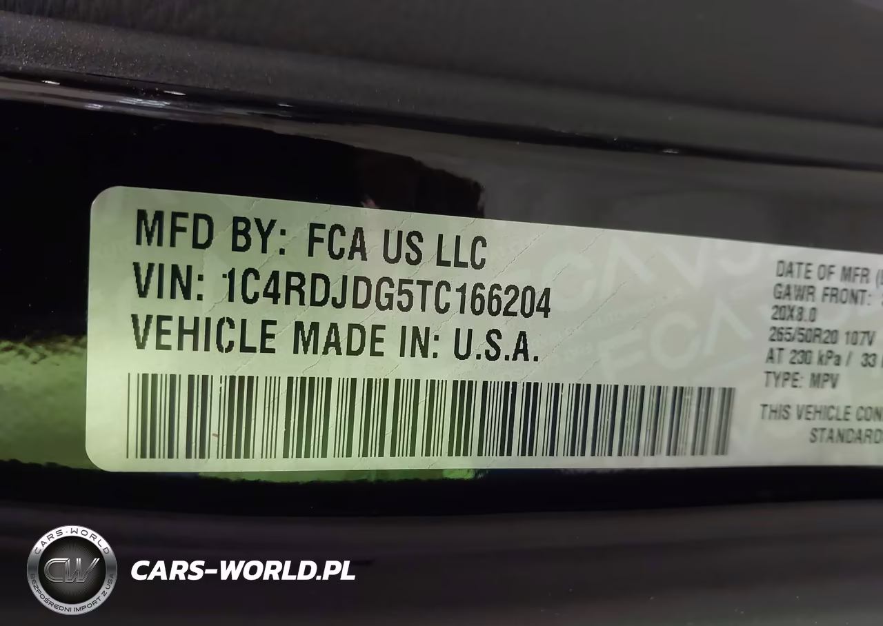 2026 Dodge Durango Gt Plus Awd VIN:1C4RDJDG5TC166204 - 9
