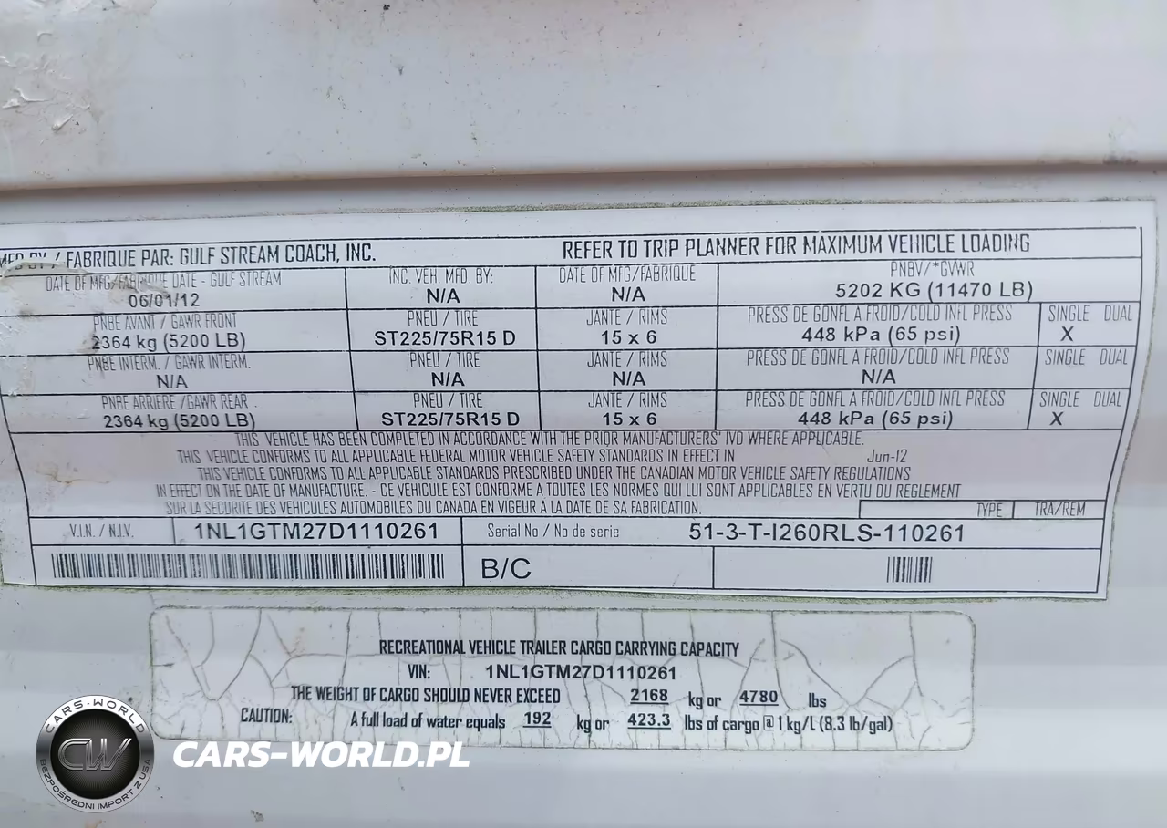2013 Inns Trvtr VIN:1NL1GTM27D1110261 - 9
