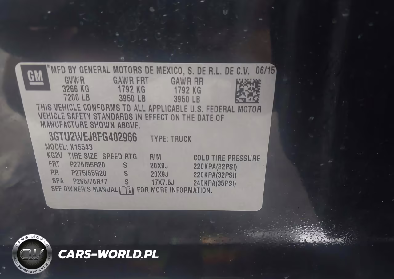 2015 GMC Sierra 1500 Denali VIN:3GTU2WEJ8FG402966 - 9