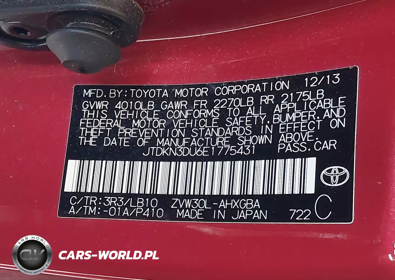 2014 Toyota Prius Four VIN:JTDKN3DU6E1775431 - 9