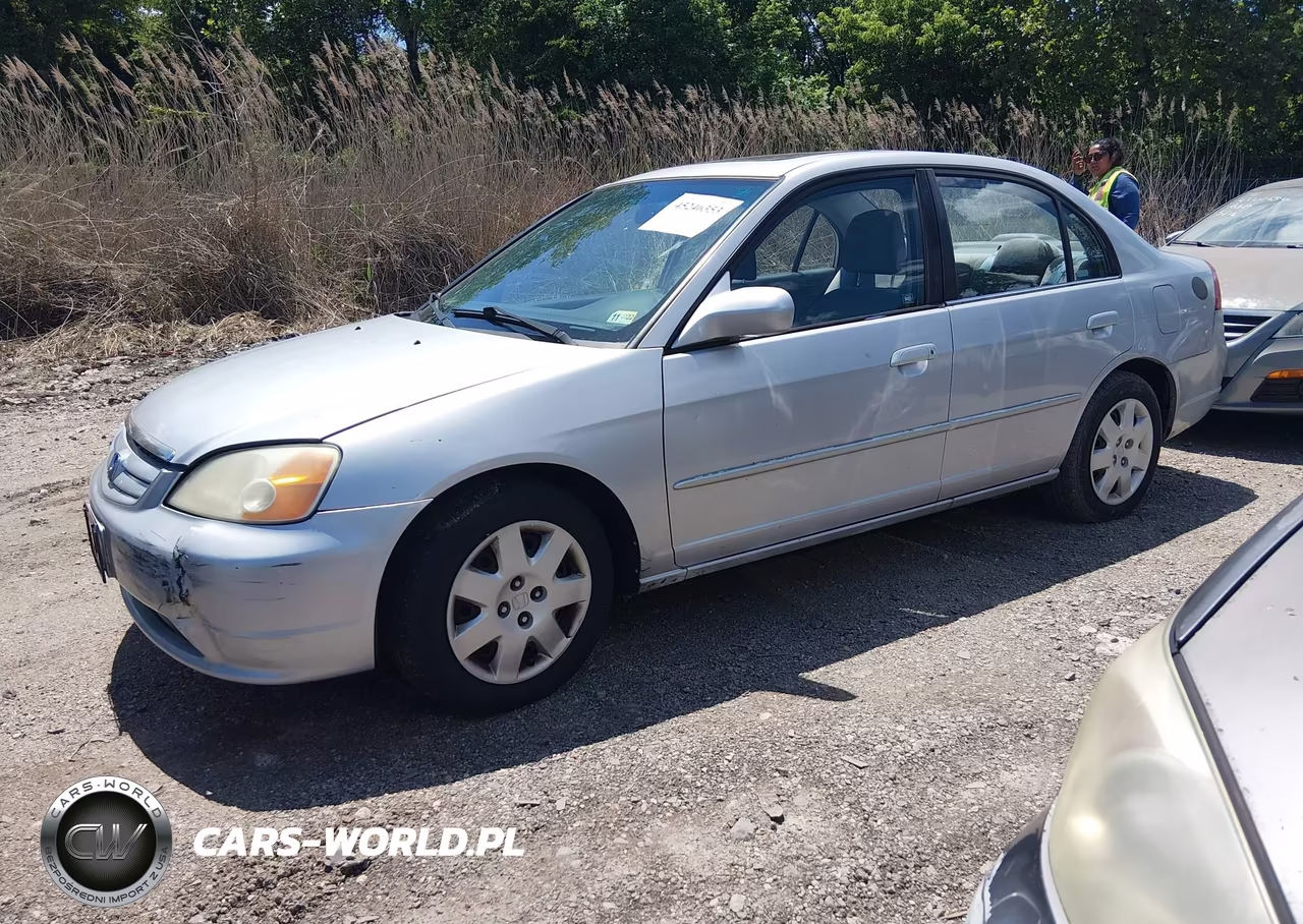 2002 Honda Civic Ex VIN:1HGES26792L030519 - 2